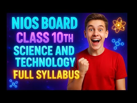 NIOS Class 10 Science &amp; Technology 212 Syllabus