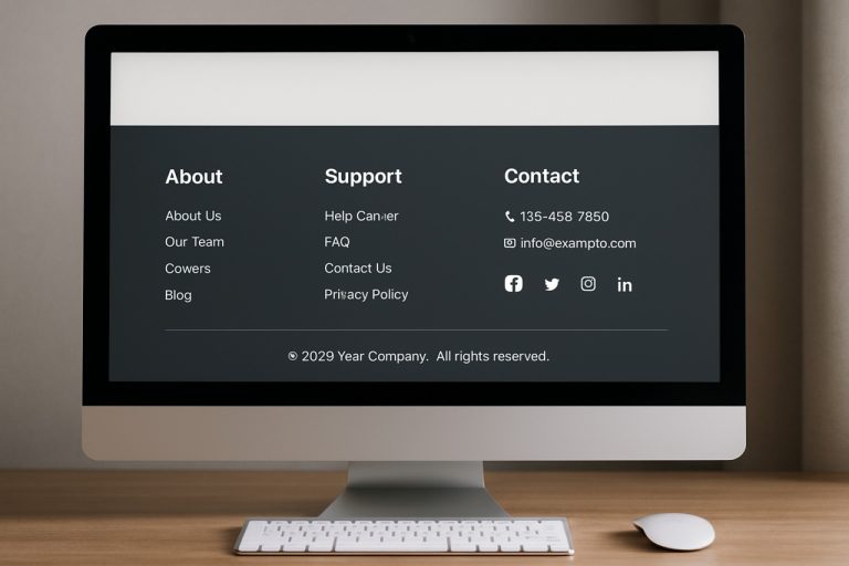 Les tendances surprenantes des pieds de page 2025 que chaque site web doit connaître pour augmenter l'engagement